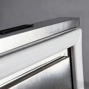 English Elm 54Commercial Four Door Stainless Reach-In Freezer with LED Lighting and Six Shelves W3629P459834