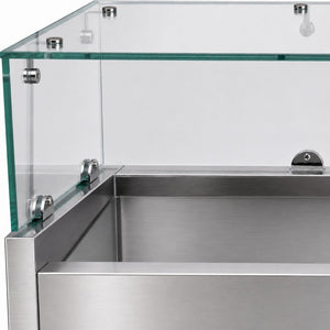English Elm Coolchef Refrigerated Countertop Prep Station Stainless Steel with Five GN Pans W3629P515002