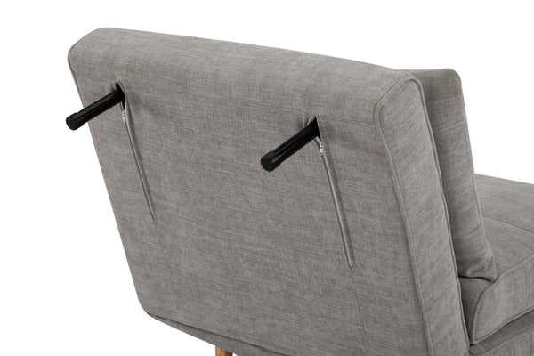 English Elm Max Convertible Sleeper Chair Plush Upholstered Guest Lounger for Small Spaces W3687P370951