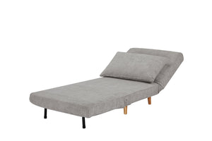 English Elm Max Convertible Sleeper Chair Plush Upholstered Guest Lounger for Small Spaces W3687P370951