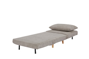 English Elm Max Convertible Sleeper Chair Plush Upholstered Guest Lounger for Small Spaces W3687P370951