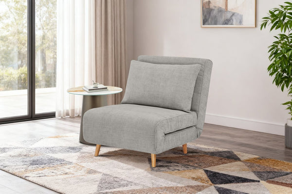 English Elm Max Convertible Sleeper Chair Plush Upholstered Guest Lounger for Small Spaces W3687P370951