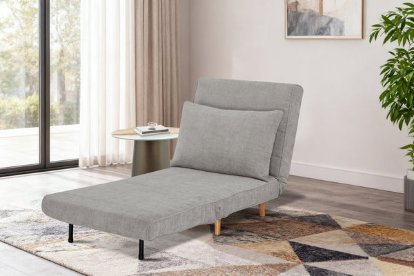 English Elm Max Convertible Sleeper Chair Plush Upholstered Guest Lounger for Small Spaces W3687P370951