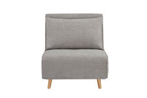English Elm Max Convertible Sleeper Chair Plush Upholstered Guest Lounger for Small Spaces W3687P370951