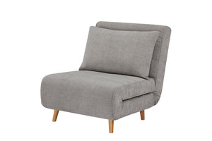 English Elm Max Convertible Sleeper Chair Plush Upholstered Guest Lounger for Small Spaces W3687P370951