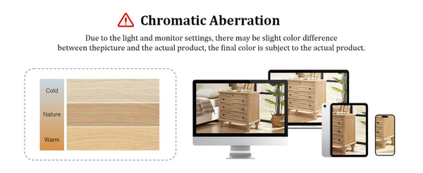 English Elm 3 Drawer Farmhouse Nightstand with Built-In USB Charging Station and Wave Textured Fronts Natural W3720P540601