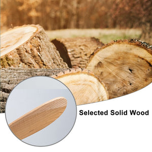 English Elm 52 Inch Natural Wood Blade Ceiling Fan with Dimmable LED Remote and DC Motor W3727P508286