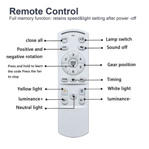 English Elm 72 Inch Large Ceiling Fan with LED Light Remote DC Motor 8 Blade Damp Rated W3727P508335
