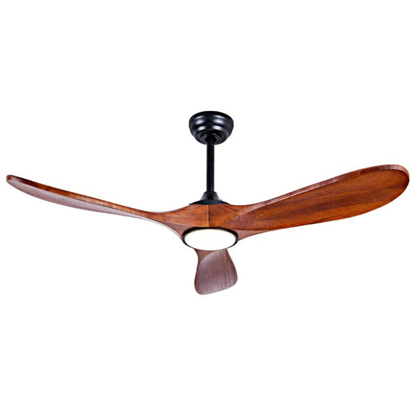 English Elm 52 Inch Matte Black Smart Ceiling Fan Dimmable Light Quiet DC Motor Indoor Outdoor W3727P508558
