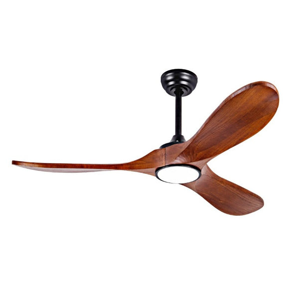 English Elm 52 Inch Matte Black Smart Ceiling Fan Dimmable Light Quiet DC Motor Indoor Outdoor W3727P508558