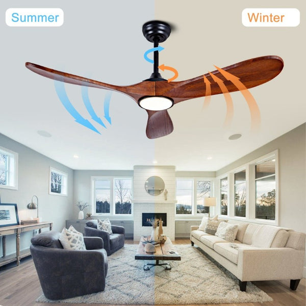 English Elm 52 Inch Matte Black Smart Ceiling Fan Dimmable Light Quiet DC Motor Indoor Outdoor W3727P508558