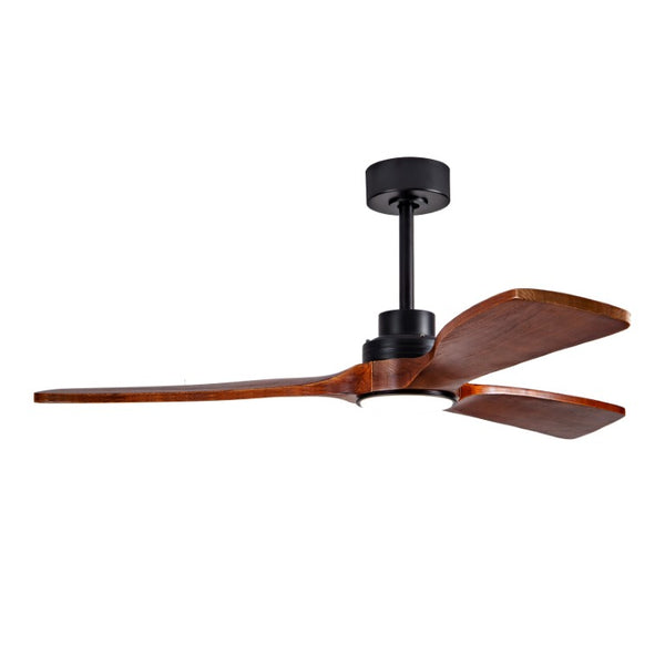 English Elm 52 Inch Ceiling Fan with Sycamore Wood Blades Dimmable LED and 6 Speed Reversible Motor W3727P508572