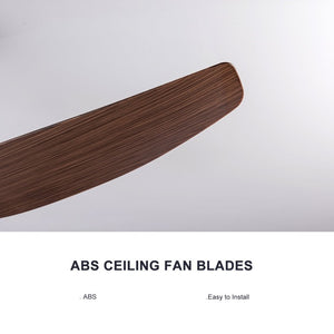English Elm Ceiling Fan with Remote App Control 56 Inch DC Motor Six Speed Reversible for Living Rooms W3727P511461