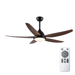 English Elm Ceiling Fan with Remote App Control 56 Inch DC Motor Six Speed Reversible for Living Rooms W3727P511461