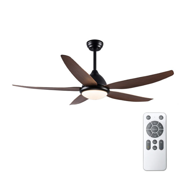 English Elm Ceiling Fan with Remote App Control 56 Inch DC Motor Six Speed Reversible for Living Rooms W3727P511461