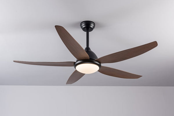 English Elm Ceiling Fan with Remote App Control 56 Inch DC Motor Six Speed Reversible for Living Rooms W3727P511461