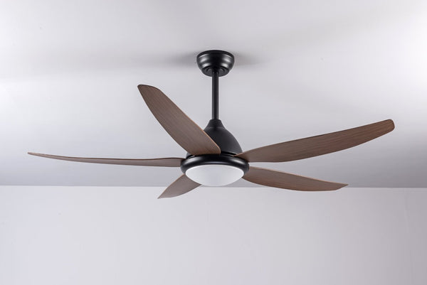 English Elm Ceiling Fan with Remote App Control 56 Inch DC Motor Six Speed Reversible for Living Rooms W3727P511461