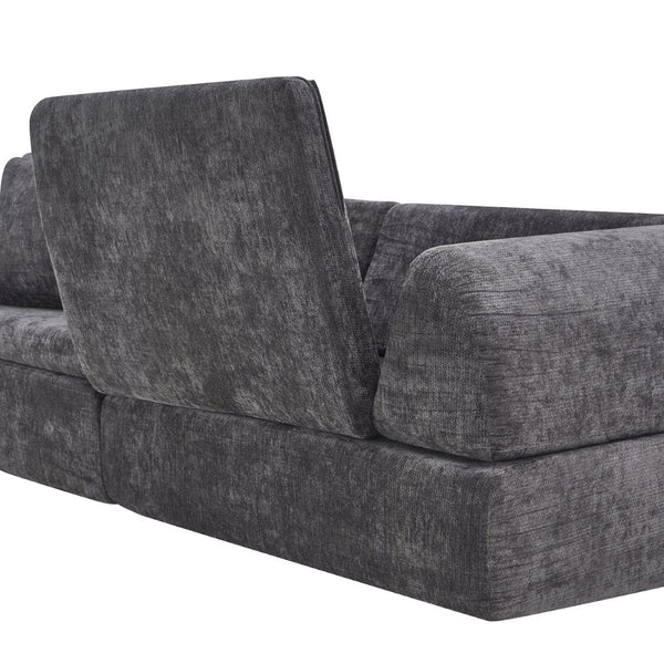 English Elm Cloud Modular Sectional with Ottoman Deep Foam Sink-in Seating for Living Rooms W3728S00040