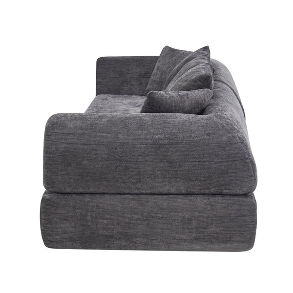 English Elm Cloud Modular Sectional with Ottoman Deep Foam Sink-in Seating for Living Rooms W3728S00040