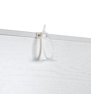 English Elm Itaar White Entryway Hall Tree with Coat Hooks Open Shelving and Shoe Storage Base W3732P435536