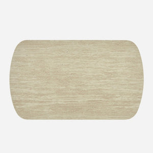 English Elm 38.19×22.83 Oval Wood Veneer Coffee Table with Open Shelf for Modern Living Rooms W3732P456542