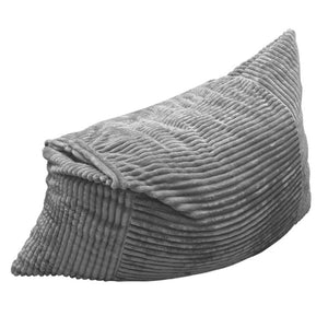 English Elm Dy-Ddy-Shenhui1,oversized Corduroy Bean Bag with Memory Foam Fill for Dorms and Living Rooms Light Gray W3737P530689