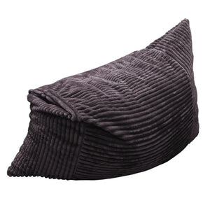 English Elm Dy-Ddy-Shenhui1,oversized Corduroy Bean Bag with Memory Foam Fill for Dorms and Living Rooms Dark Grey W3737P531307