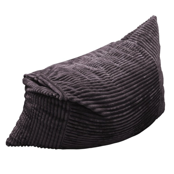 English Elm Dy-Ddy-Shenhui1,oversized Corduroy Bean Bag with Memory Foam Fill for Dorms and Living Rooms Dark Grey W3737P531307