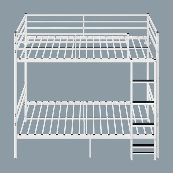 English Elm Metal Twin Over Bunk Bed Sturdy Steel Frame for Kids Dorms and Guest Rooms W3752P464164