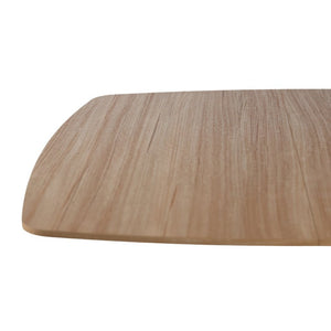 English Elm Oak Tone Square Pedestal Dining Table Tulip Metal Base Seats Three Compact Spaces W3766P540537