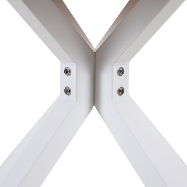 English Elm 42.1White Tulip Pedestal Round Dining Table Mid-Century MDF Top Seats Four to Six White + Light Oak W3766P556093