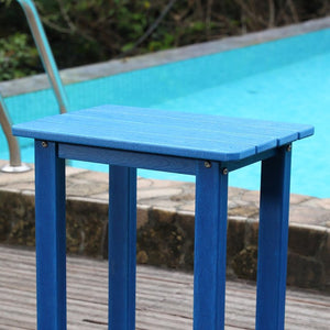 English Elm Hdpe Solid Poly Outdoor Bar Chair Weatherproof Slatted Seat for Patio Pool Lawn W3805P450035