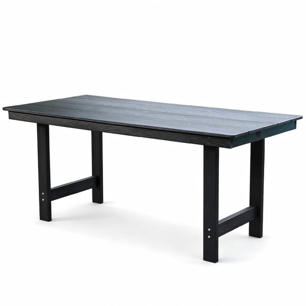English Elm Hdpe Outdoor Dining Set Five Piece Weatherproof Recycled Poly Backyard Patio Table W3805S00002
