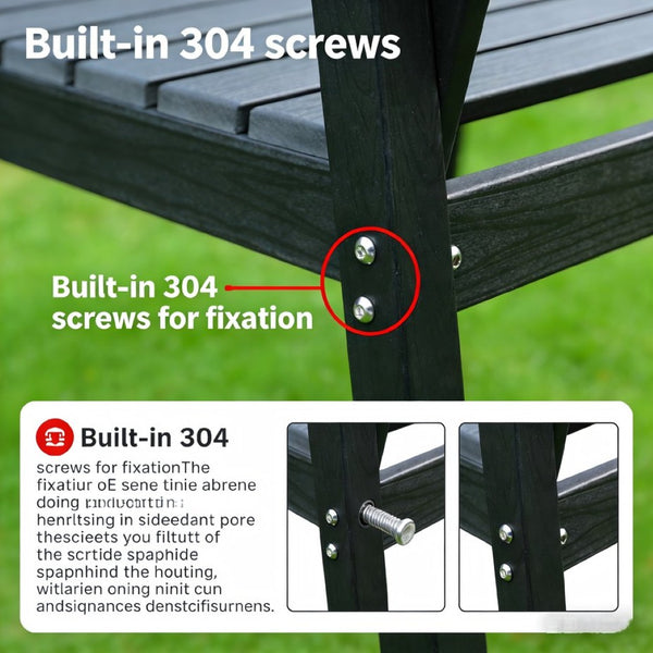 English Elm Hdpe Outdoor Dining Set Five Piece Weatherproof Recycled Poly Backyard Patio Table W3805S00002
