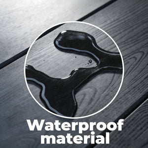 English Elm Hdpe Outdoor Dining Set Five Piece Weatherproof Recycled Poly Backyard Patio Table W3805S00002