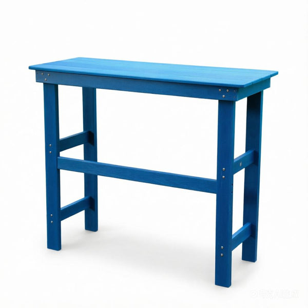 English Elm Hdpe Adirondack Outdoor Bar Set Recyclable Poly Construction All Weather Poolside W3805S00008