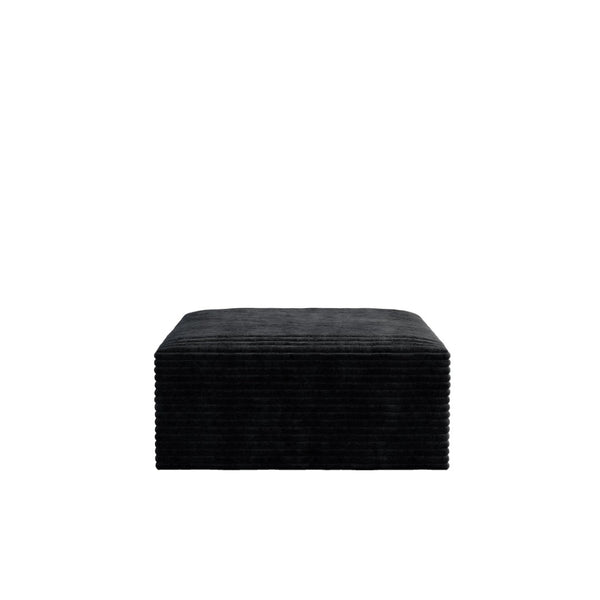 English Elm Sp-009m-black-1f Modular Corduroy Sectional Sofa Reversible Chaise Living Room Seating W3819P448407