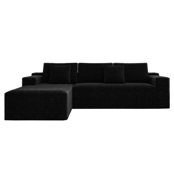 English Elm 104.3*68.9Modular Sectional Sofa Plush Corduroy Two Piece No Assembly Living Room W3819P492706
