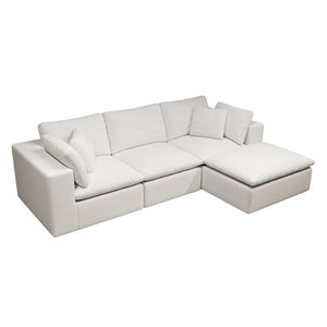 English Elm 108.3*68.9"modular Sectional Sofa Four Piece Corduroy Couch for Living Room Apartment W3819S00085