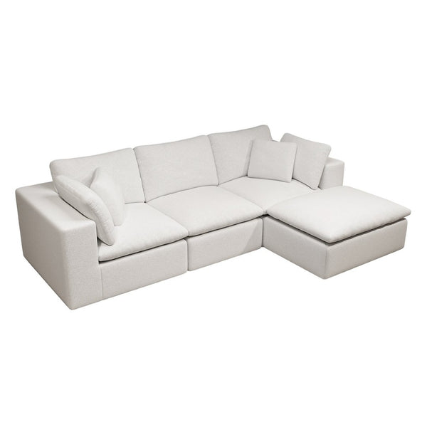 English Elm 108.3*68.9"modular Sectional Sofa Four Piece Corduroy Couch for Living Room Apartment W3819S00085