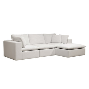 English Elm 108.3*68.9"modular Sectional Sofa Four Piece Corduroy Couch for Living Room Apartment W3819S00085