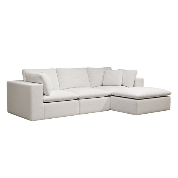 English Elm 108.3*68.9"modular Sectional Sofa Four Piece Corduroy Couch for Living Room Apartment W3819S00085