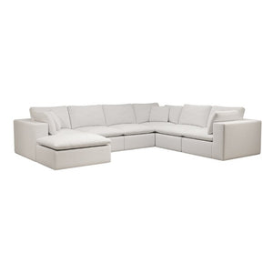 English Elm 137.8*108.3Modular Seven Piece Corduroy Sectional Sofa Plush Cloud Seating for Any Room W3819S00087