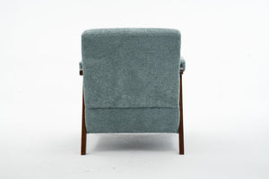 English Elm Mid Century Modern Tufted Accent Chair Solid Wood Frame High Density Foam Seat Green W3835P484157