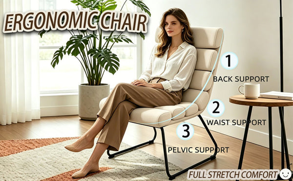 English Elm Modern Upholstered Dining Chair Set of Two with Cushioned Seat and Metal Frame W3851P494451