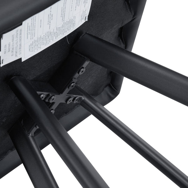 English Elm Sn-c-ag4in1-wh Pu Upholstered Dining Chair with Metal Legs for Modern Interiors Black W3875P371025