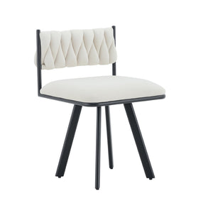English Elm Sn-c-rpmd4in1-bg Velvet Accent Chair High Density Foam Modern Living Room Seat Beige W3875P385201