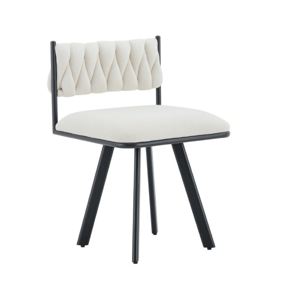 English Elm Sn-C-Rpmd2in1-Bg Velvet Accent Chair Fade Resistant Foam Cushion Modern Living Room Seat Beige W3875P385203