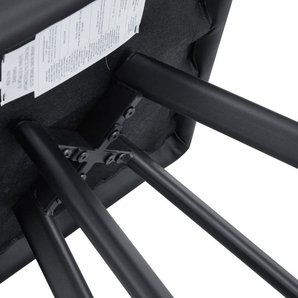 English Elm Sn-C-Ag2in1-Bk PU Leather Dining Chair with Metal Legs for Modern Home Office W3875P395614