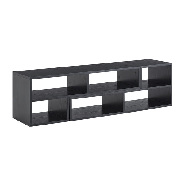 English Elm Adjustable Modular Media Console Open Shelving Entertainment Unit for Living Spaces W3875P448967